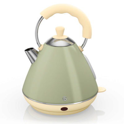 Swan Retro 2L Pyramid Kettle – Green Swan Retro 2L Pyramid Kettle – Green